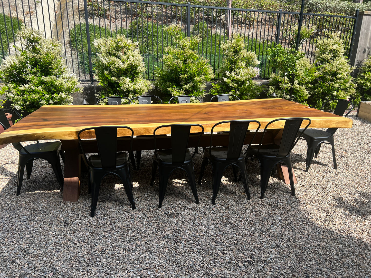 Custom live edge Parota Wood Table