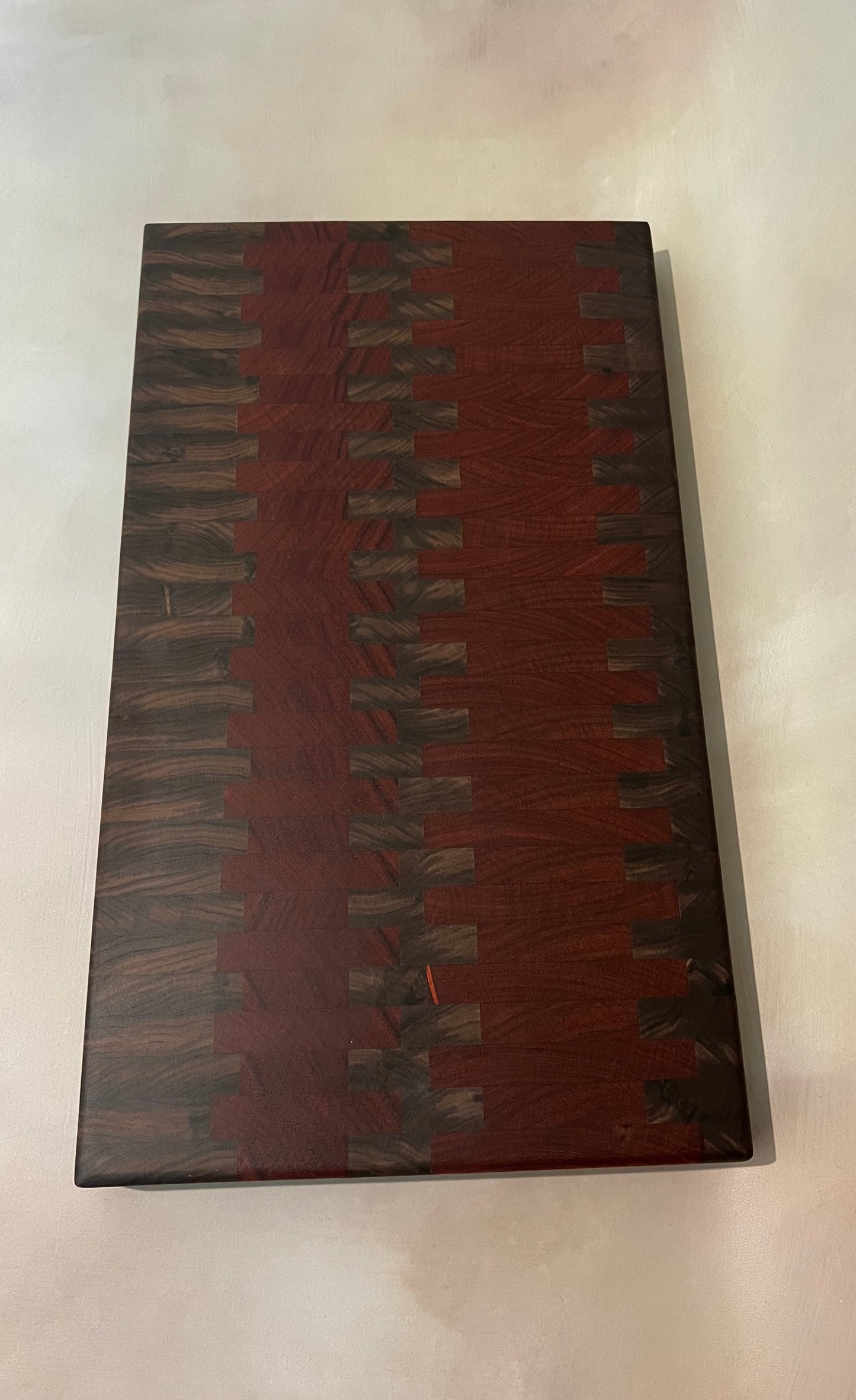 Padauk & Walnut End grain Board