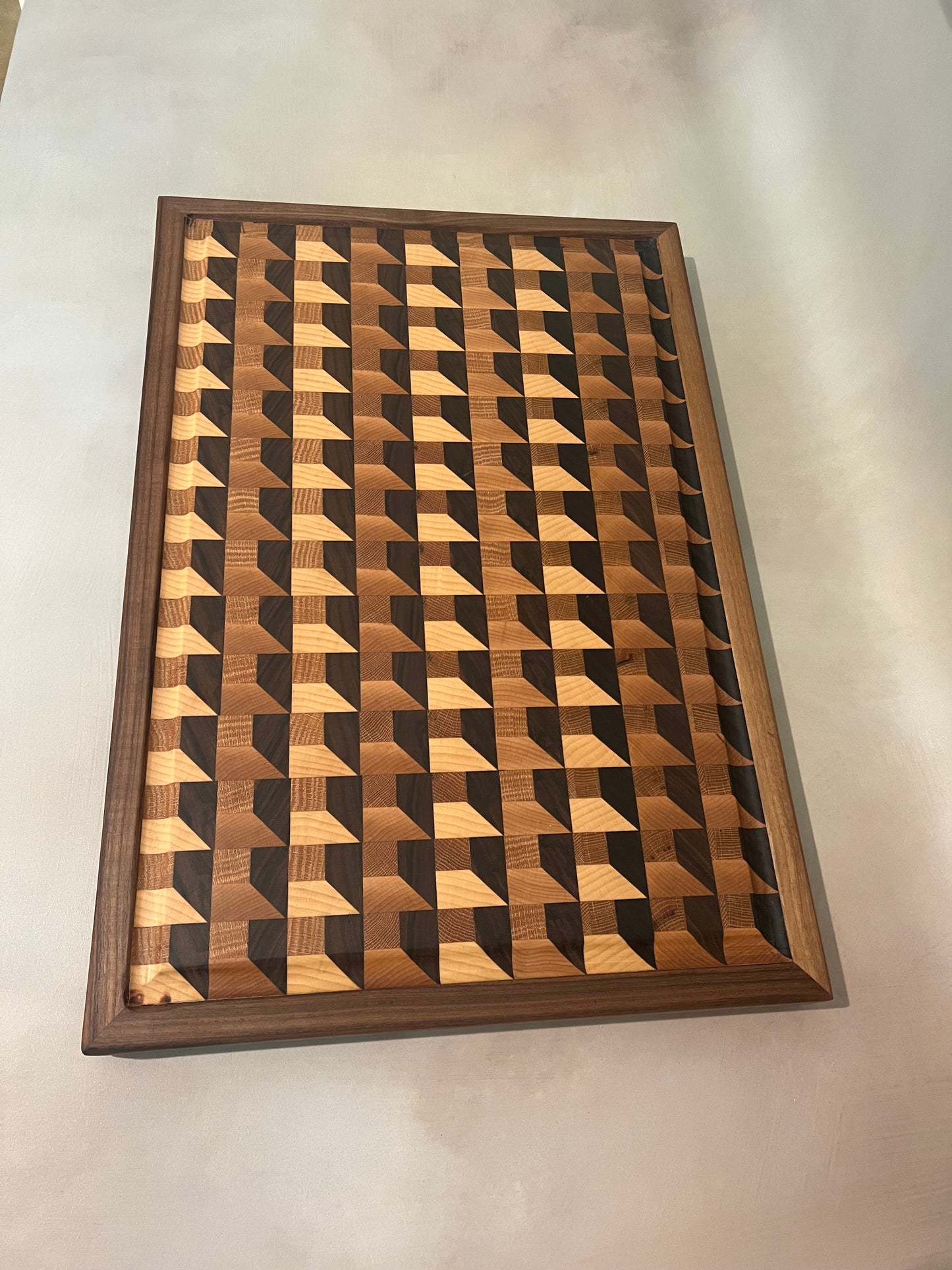 3D End Grain Board